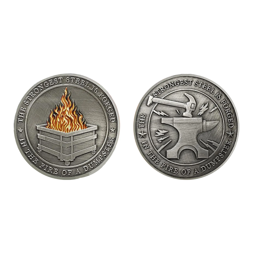 Dumpster Fire Challenge Coin