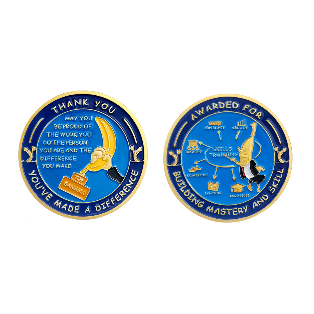 Encouragement Challenge Coin-Employee Appreciation Gifts Inspirational Thank You Coin for Students and Cowokers-Skills Teacher