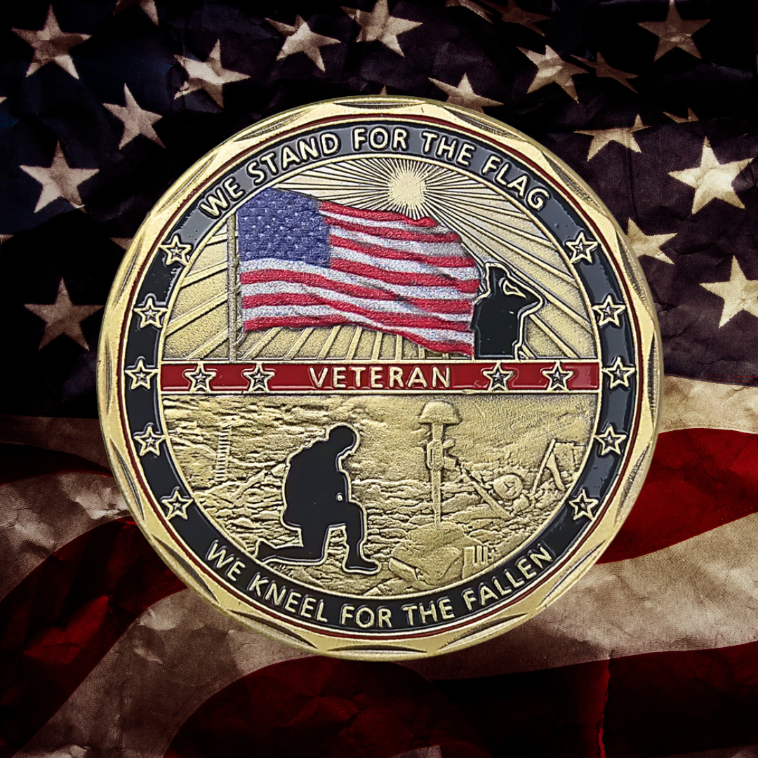 We Stand for the Flag Challenge Coin