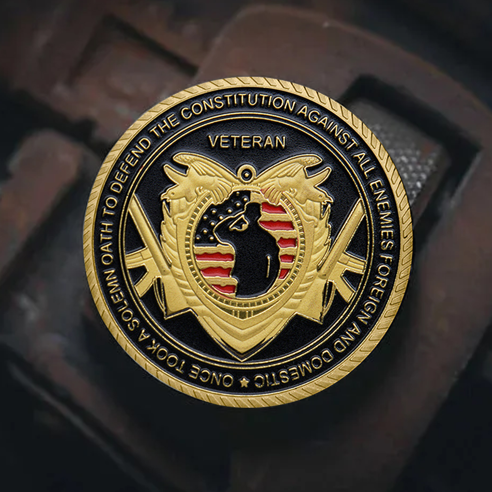 I Am a Soldier Veteran Commemorative Coins