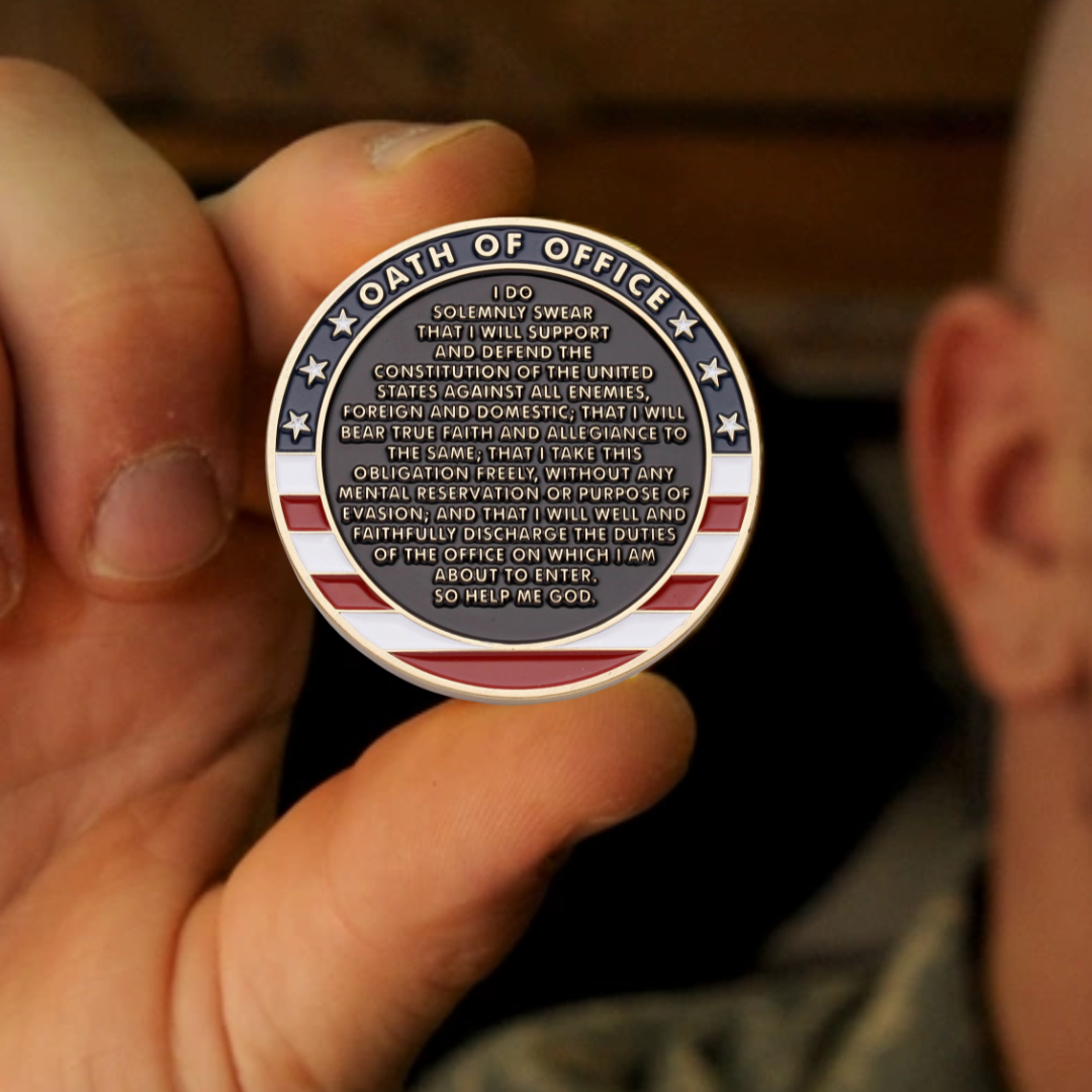 Army First Salute Challenge Coin