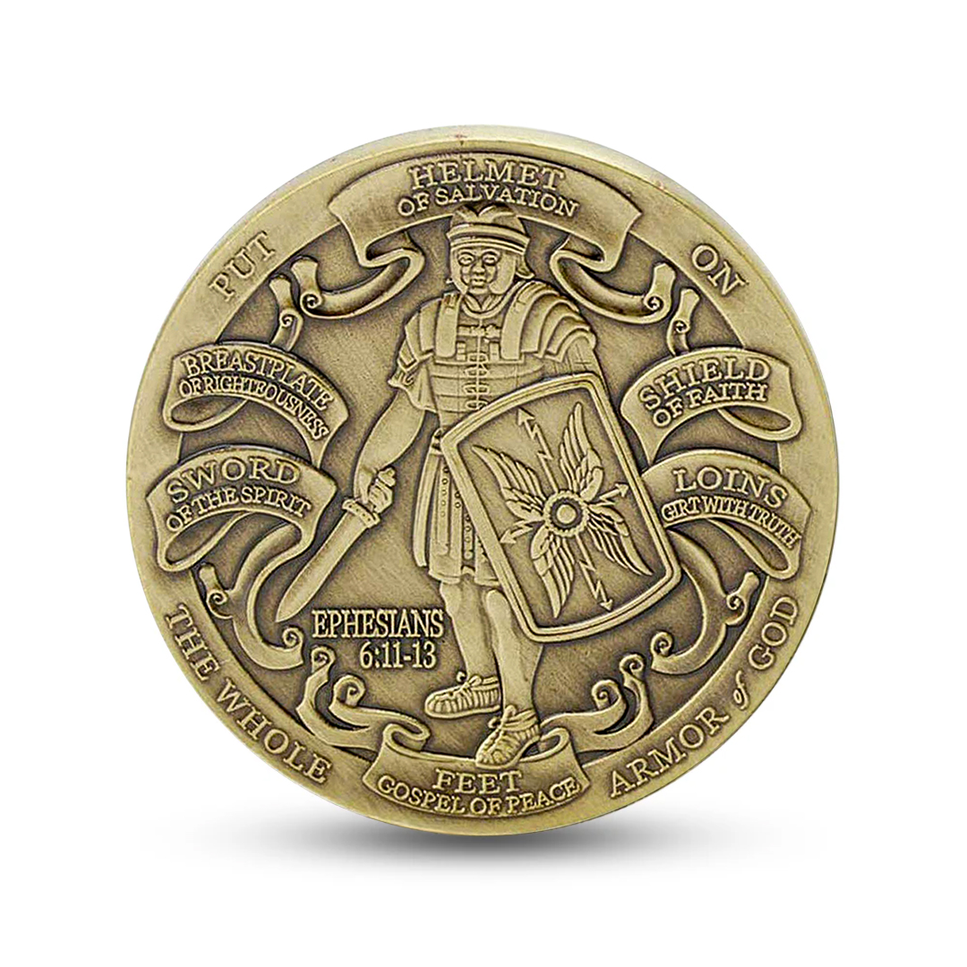 Armor of God High Relief Challenge Coin