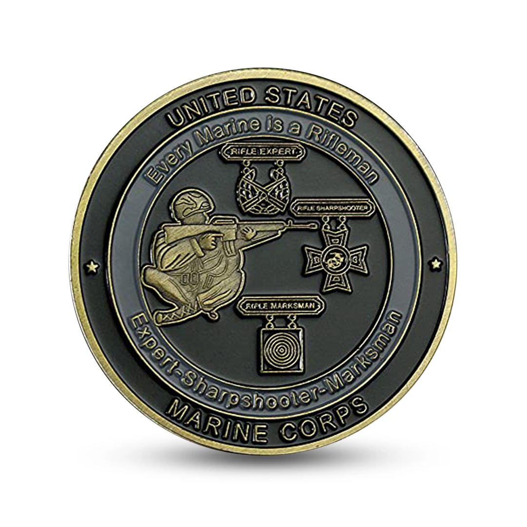 Every Marine is A Rifleman Challenge Coin