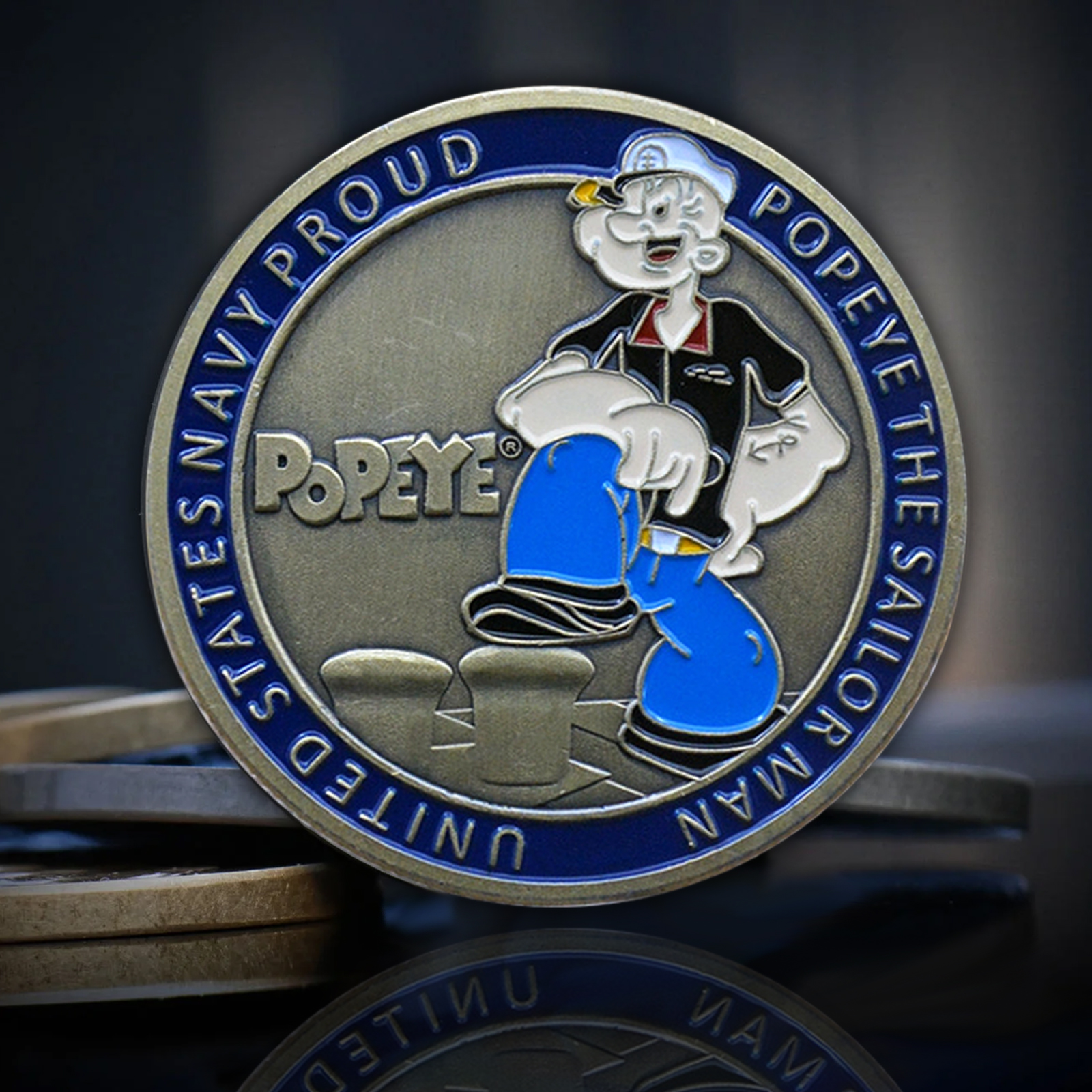 Antique American Commemorative Medal Popeye Commemorative Coin