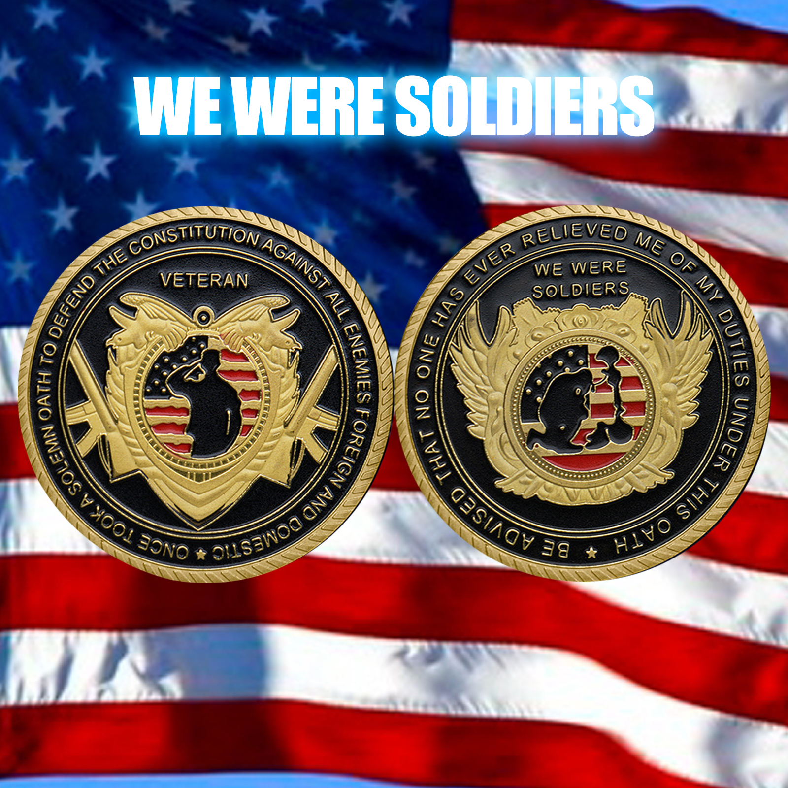I Am a Soldier Veteran Commemorative Coins