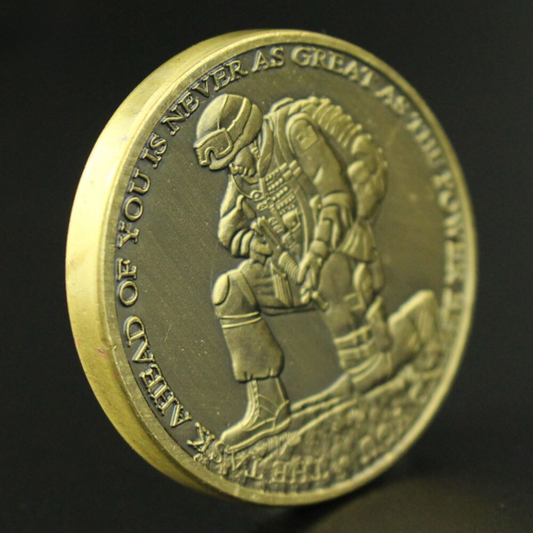 The Task Of Your Is Never As Great As The Power Behind You Coin