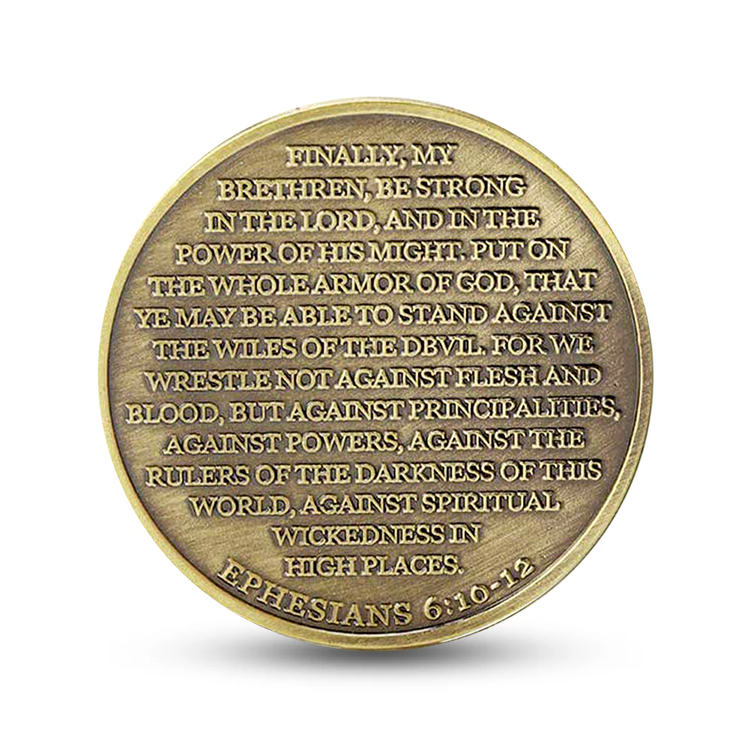 Armor of God High Relief Challenge Coin