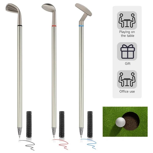 Funny gift Mini Desktop Golf Pen Set