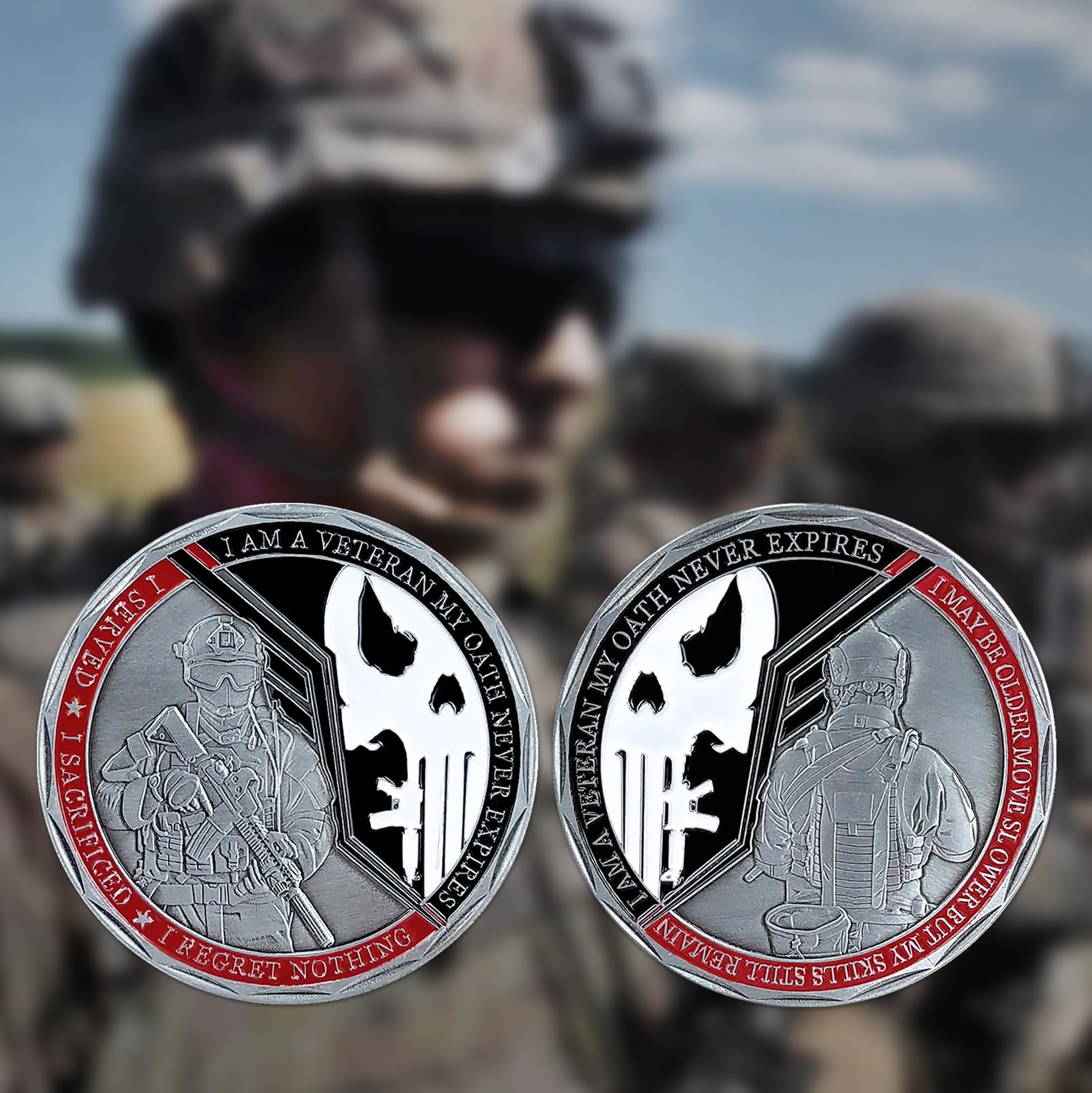 Veteran Oath Challenge Coin