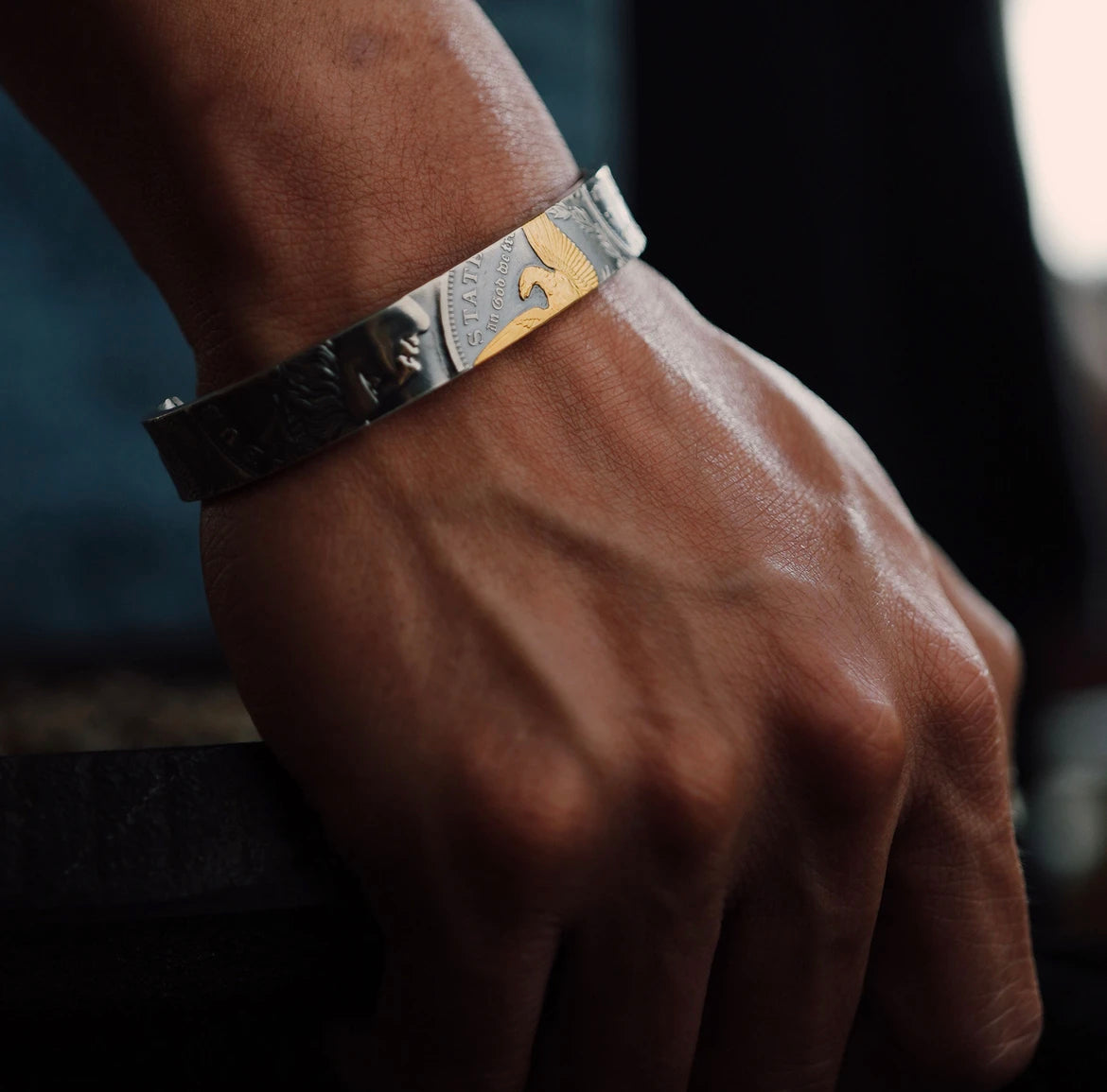Handmade Morgan Silver Coin Bangle/Ring