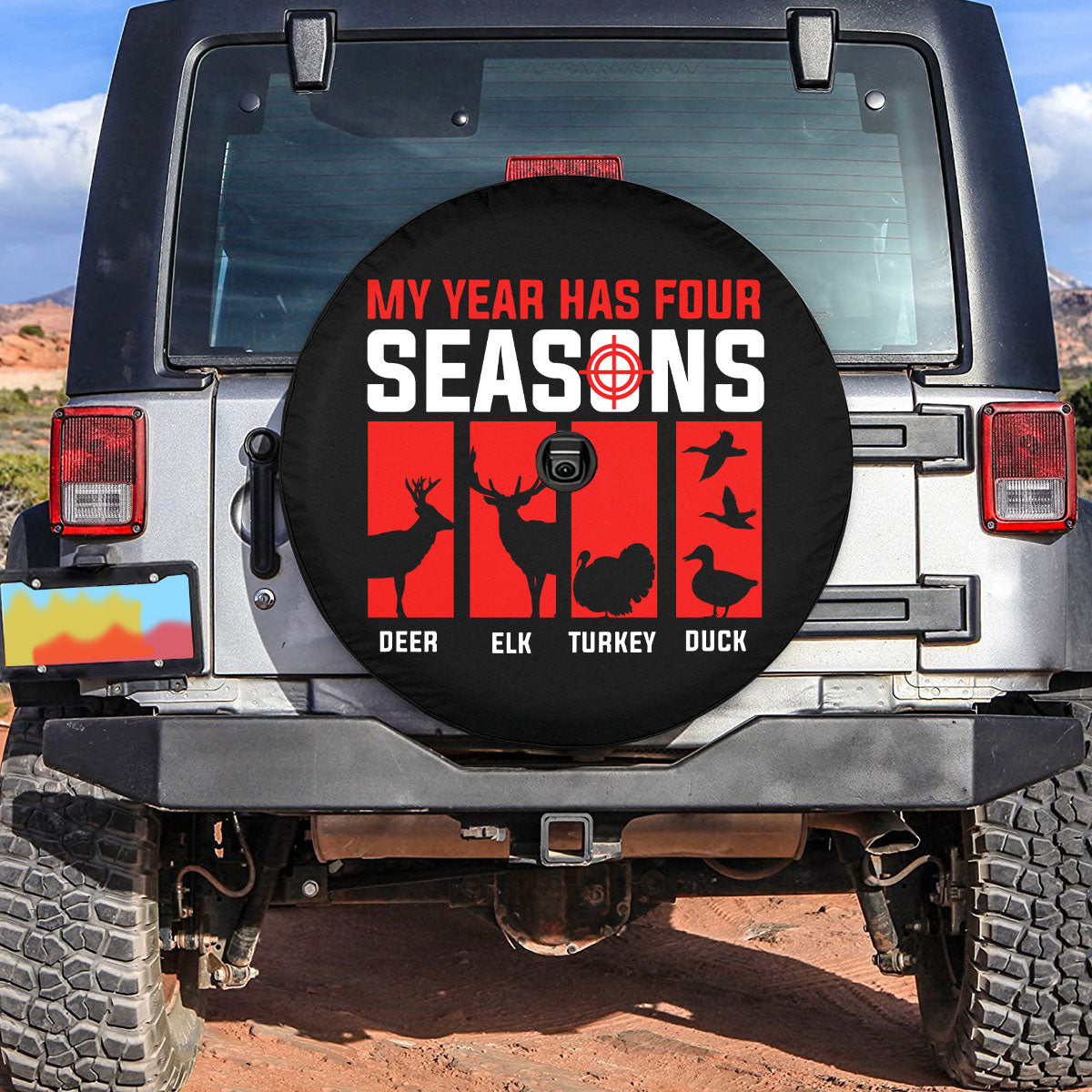 My Year Has Four Seasons Tire Cover