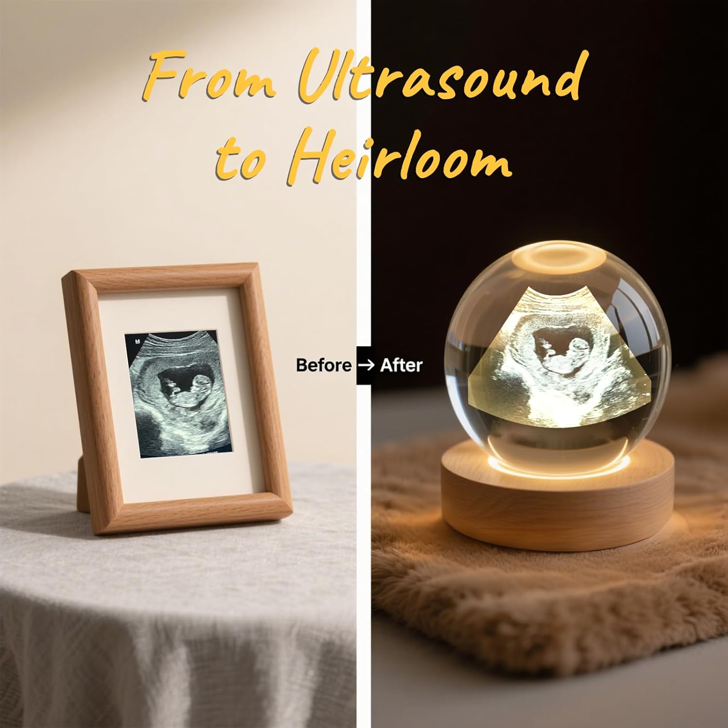 Little Miracle Orb - Crystal Ball with Personalized Engraving