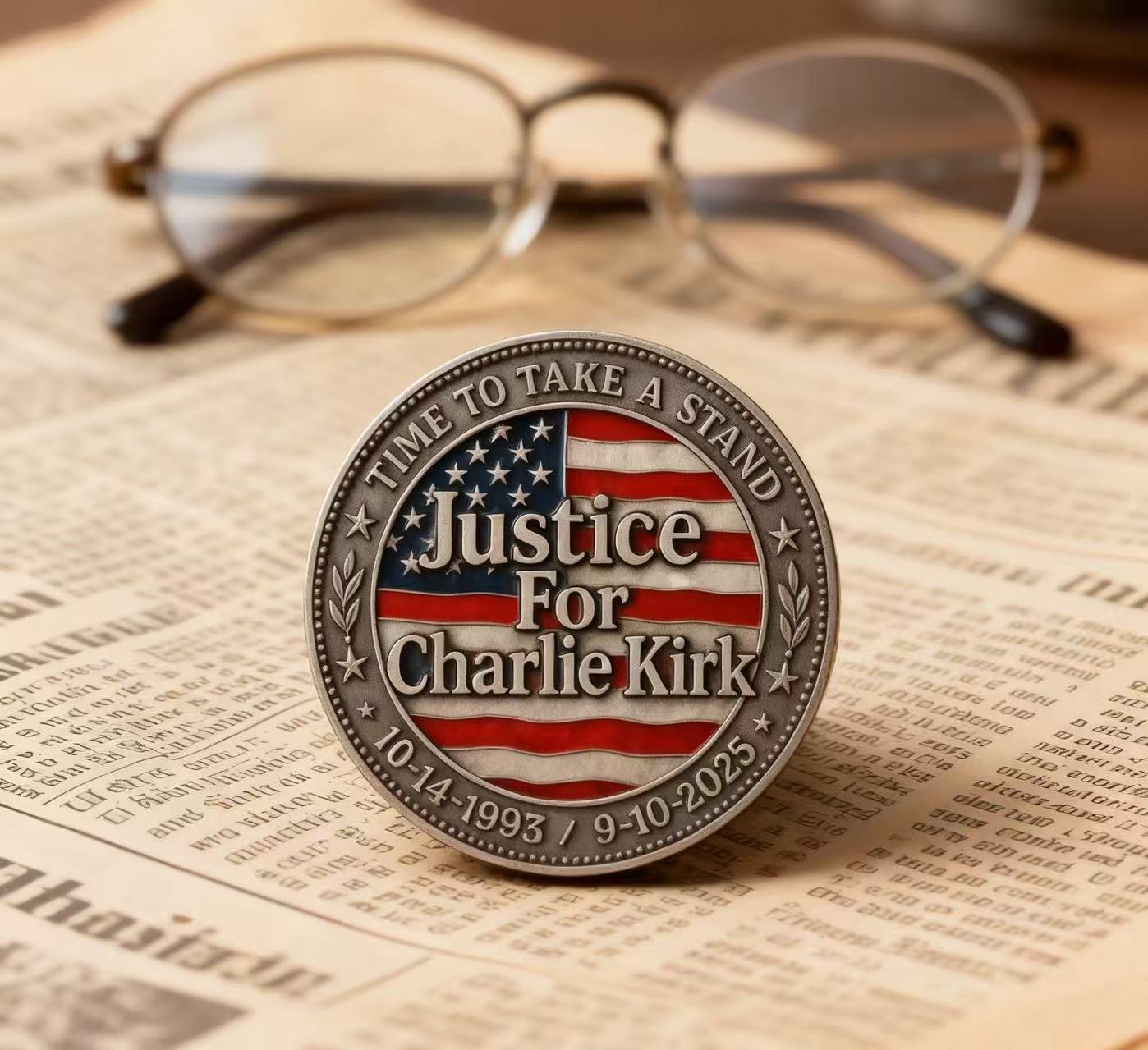 Justice For Charlie Kirk  Coin