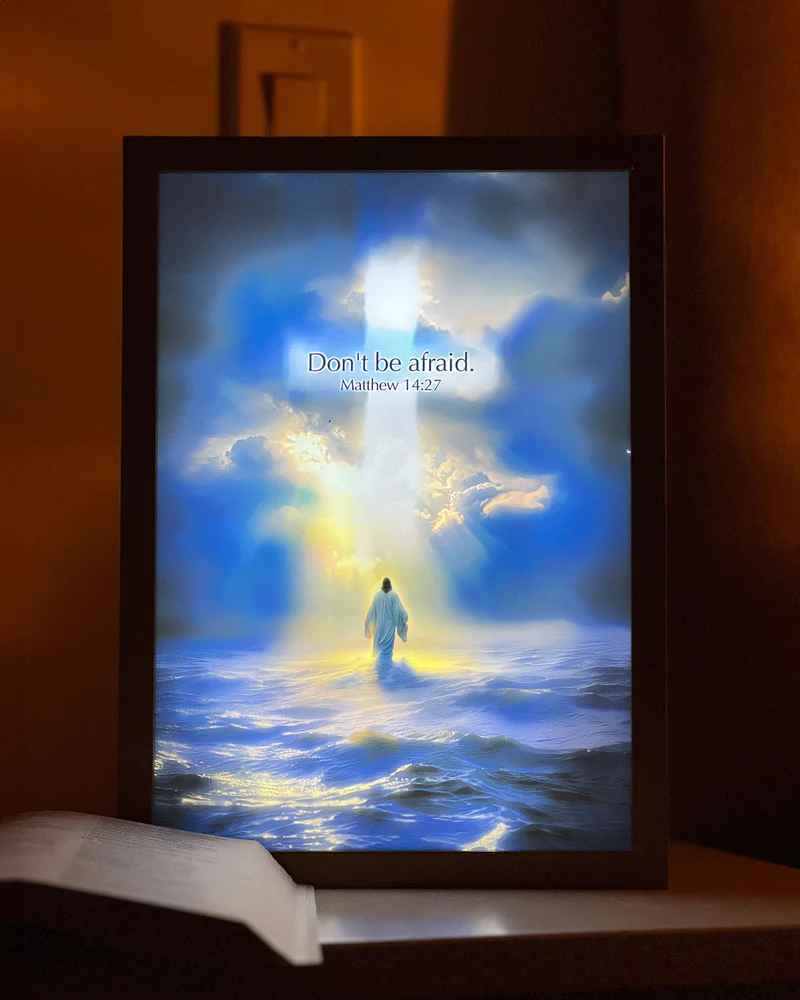 Walk On Water Handcrafted Lamp