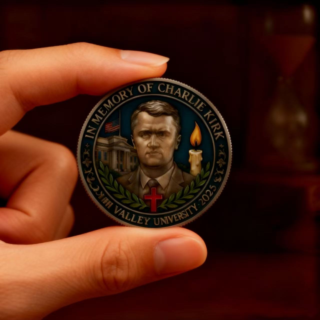 Charlie Kirk Candle Coin