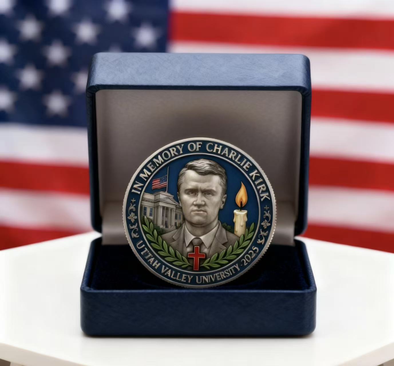 Charlie Kirk Candle Coin