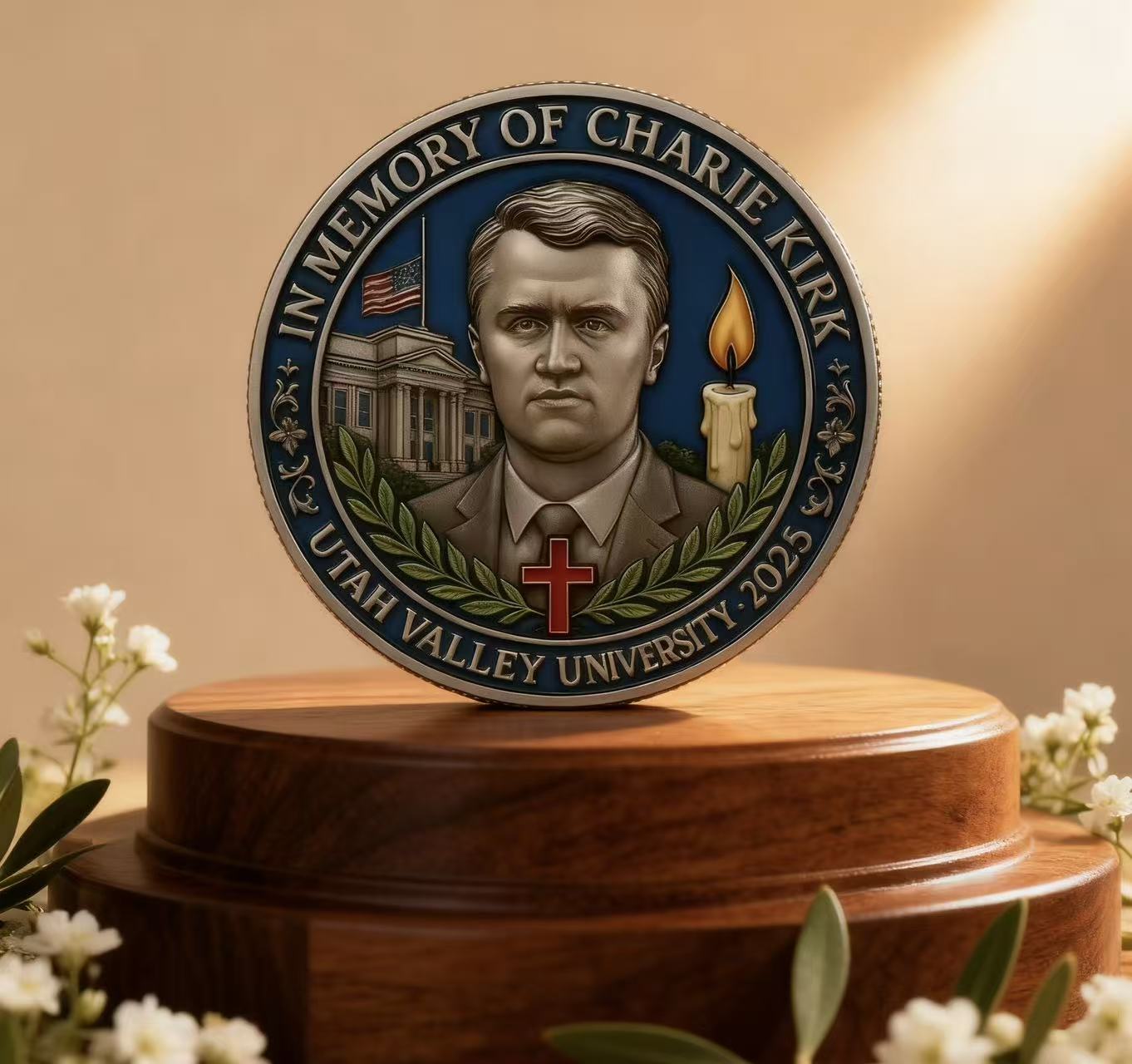 Charlie Kirk Candle Coin