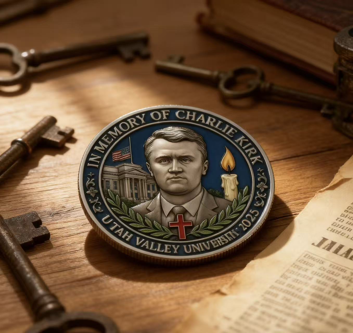 Charlie Kirk Candle Coin