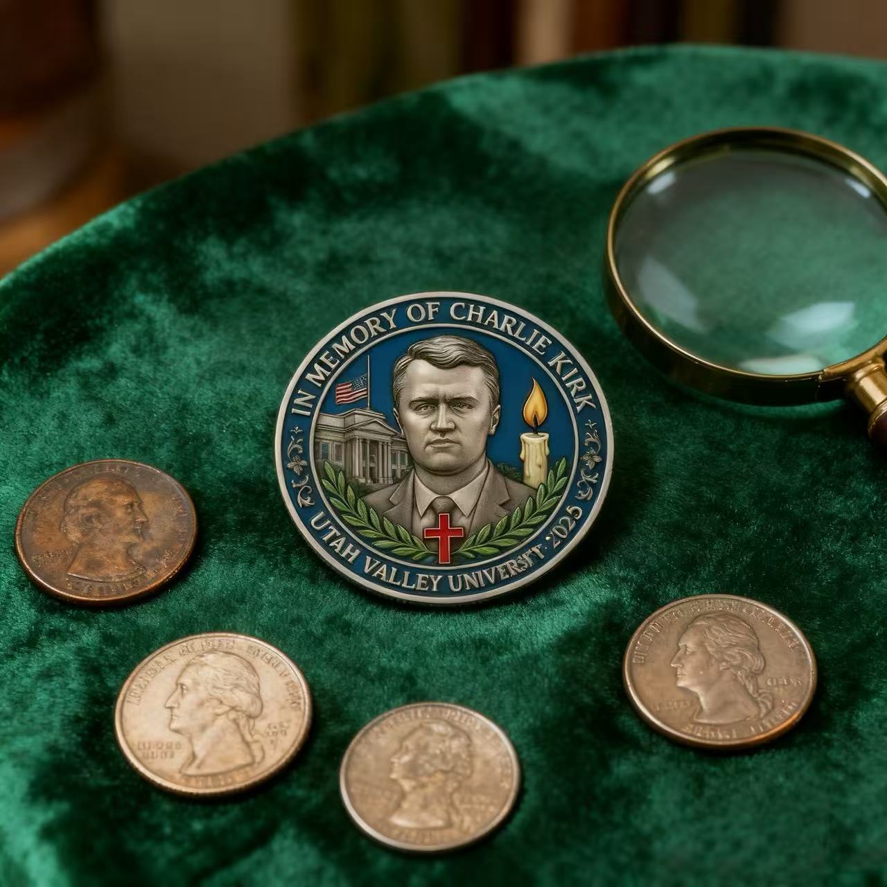 Charlie Kirk Candle Coin