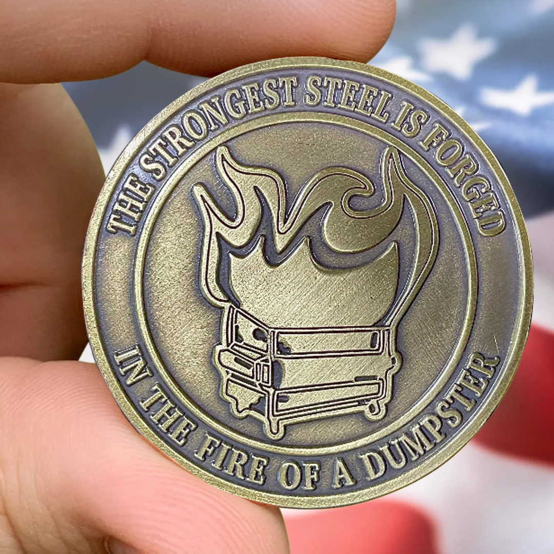 Dumpster Fire Challenge Coin