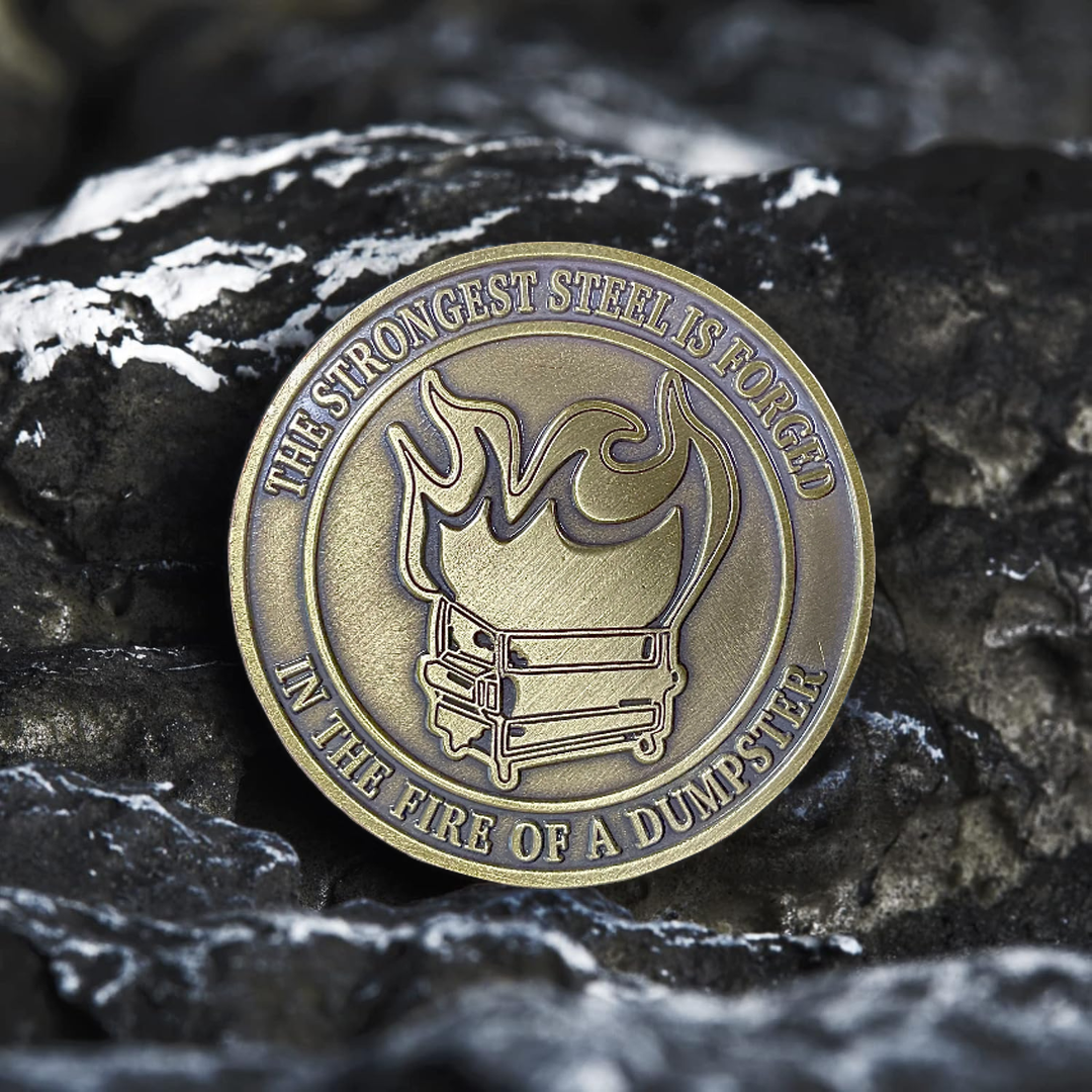 Dumpster Fire Challenge Coin