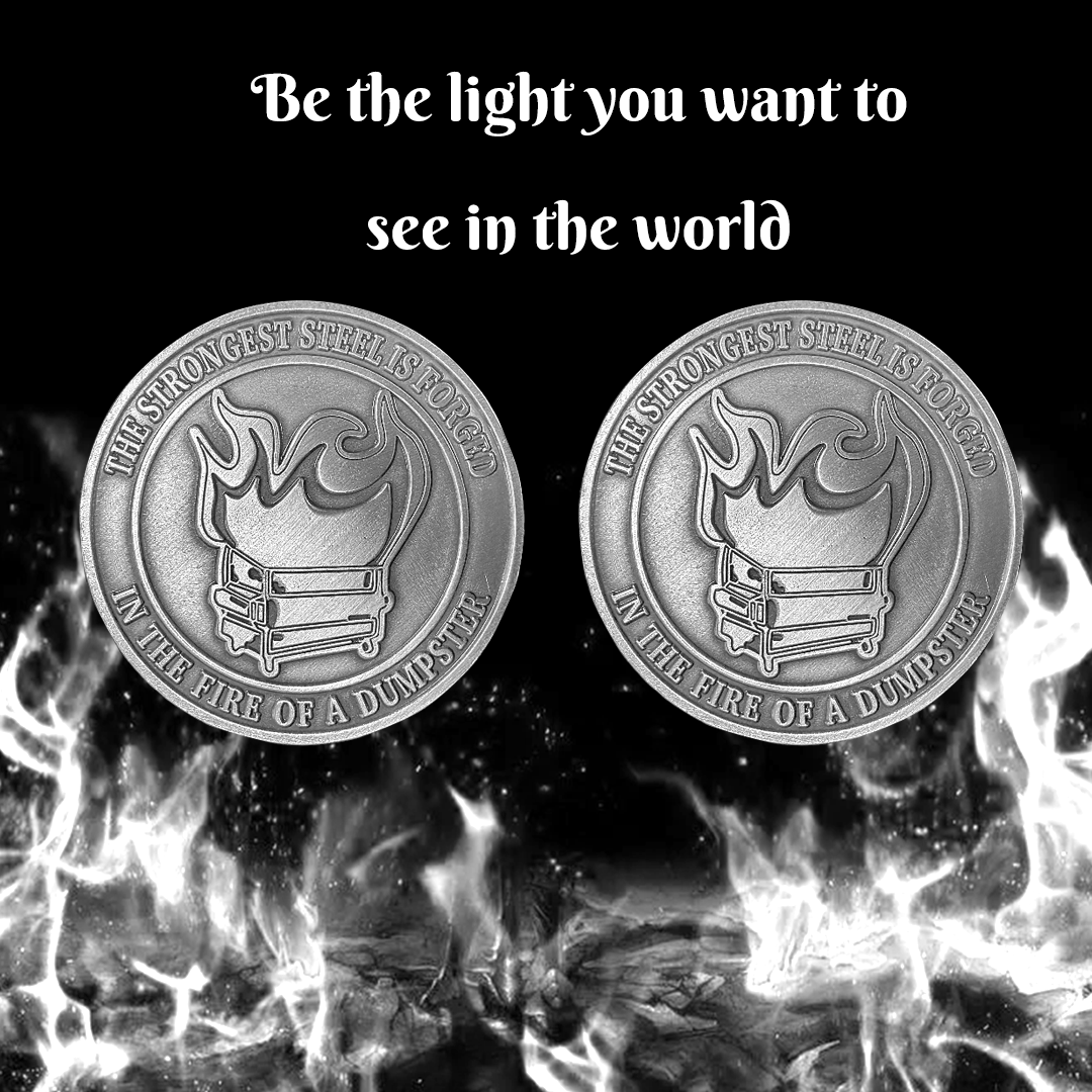 Dumpster Fire Challenge Coin