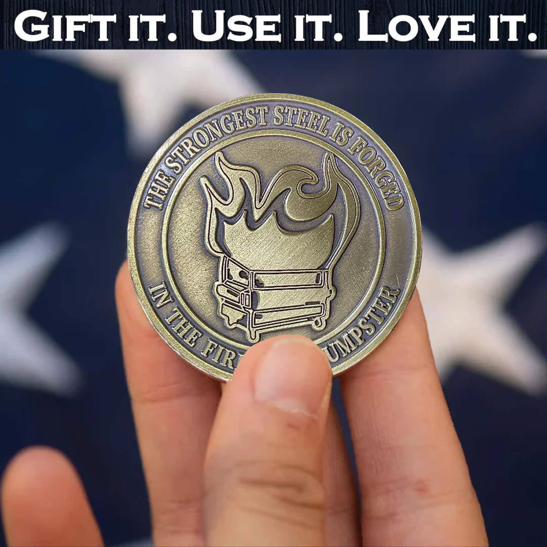 Dumpster Fire Challenge Coin