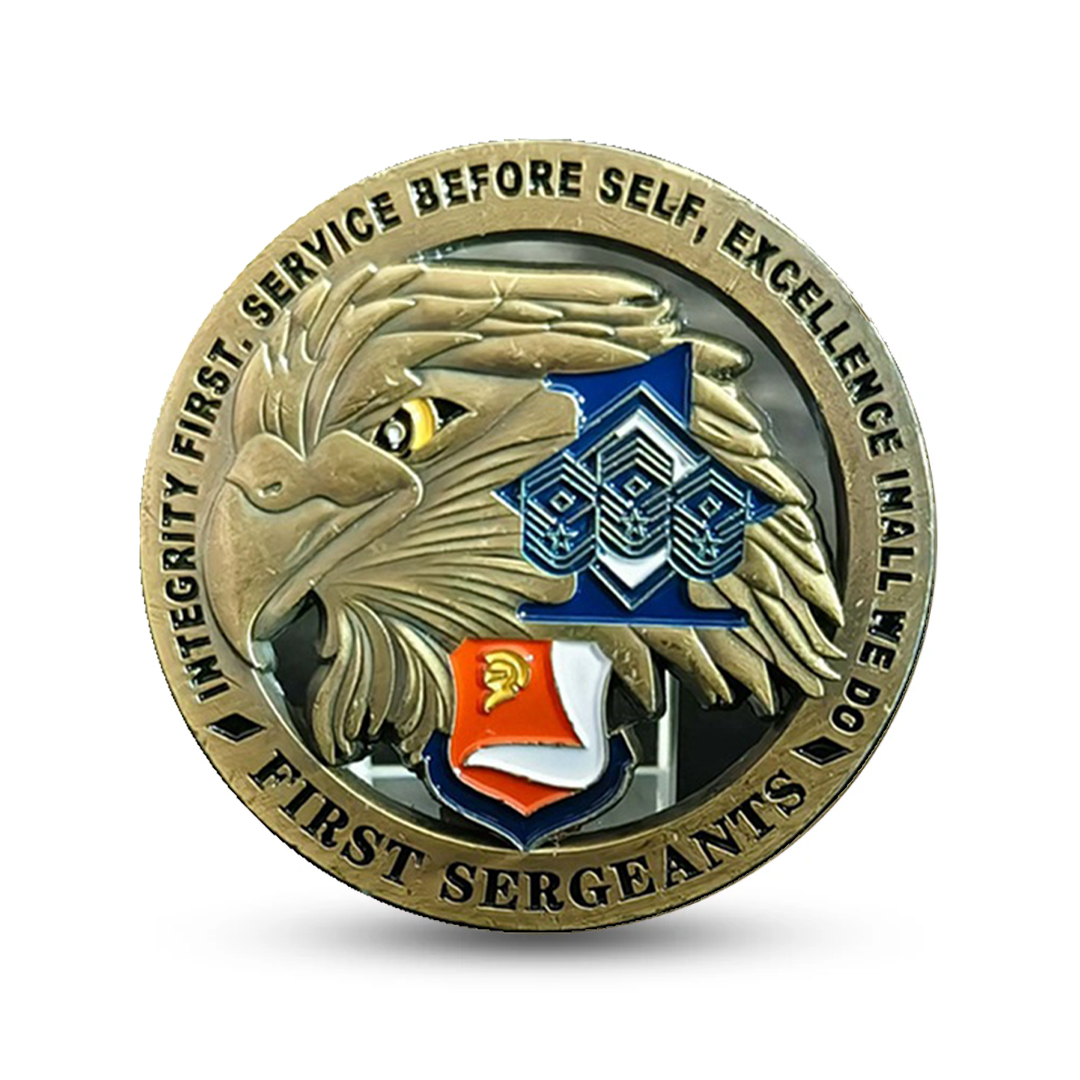 U.S. Air Force 940th Wing First Sergeants Military Veteran Challenge Coin