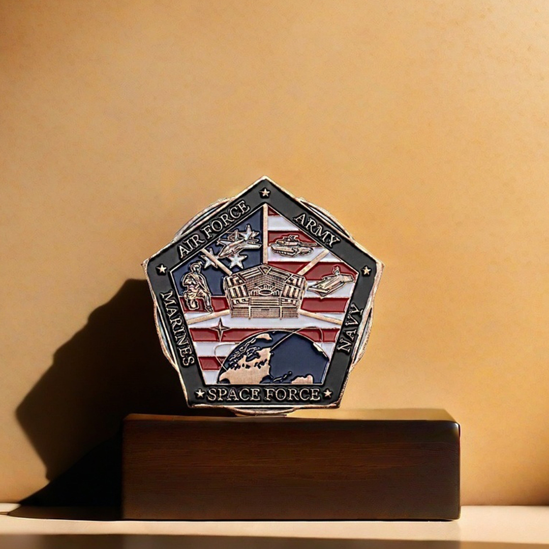 Department of Defense The Pentagon Military Veteran Gift Challenge coin 