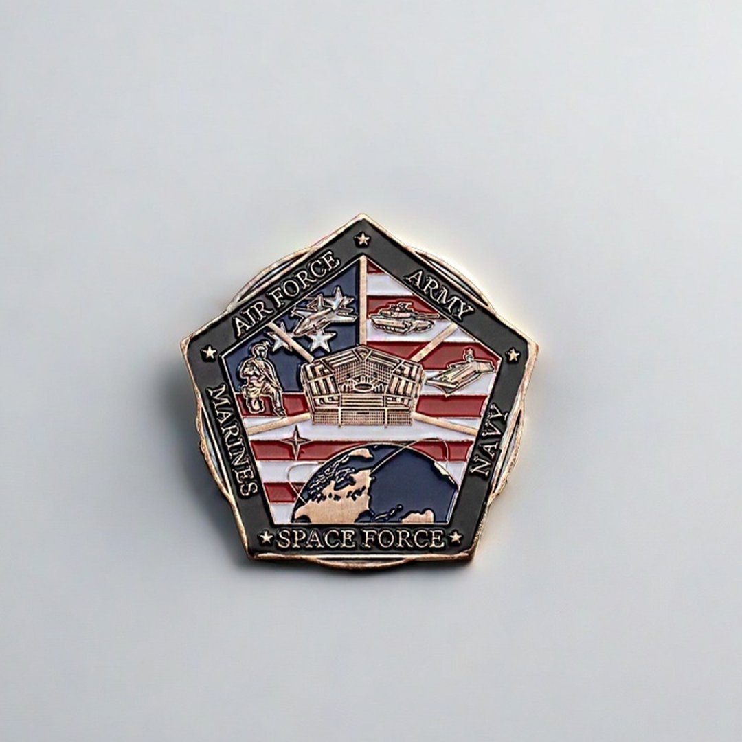 Department of Defense The Pentagon Military Veteran Gift Challenge coin 
