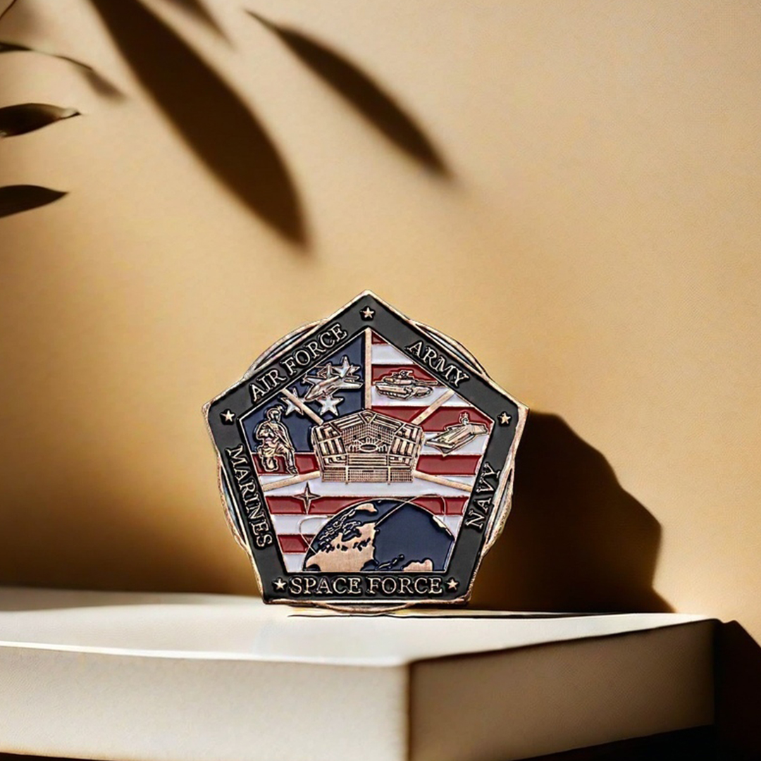 Department of Defense The Pentagon Military Veteran Gift Challenge coin 