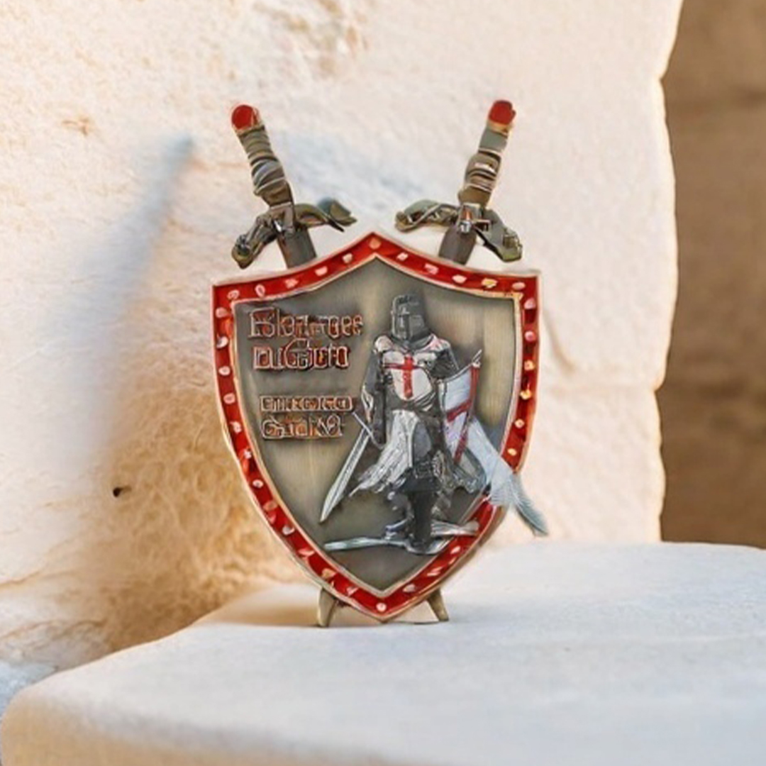 Knights Templar Armor of God Challenge Coin