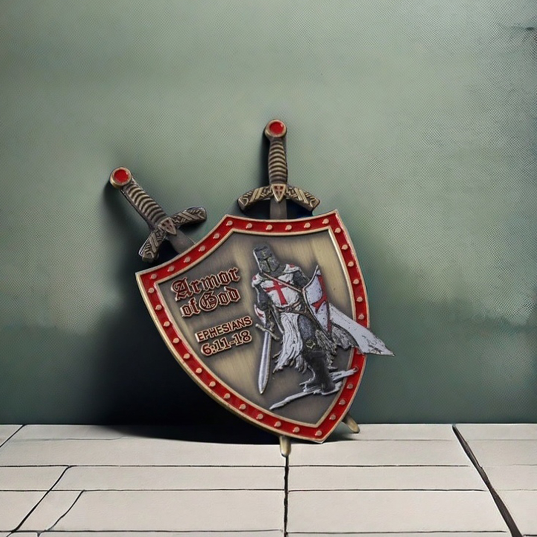 Knights Templar Armor of God Challenge Coin