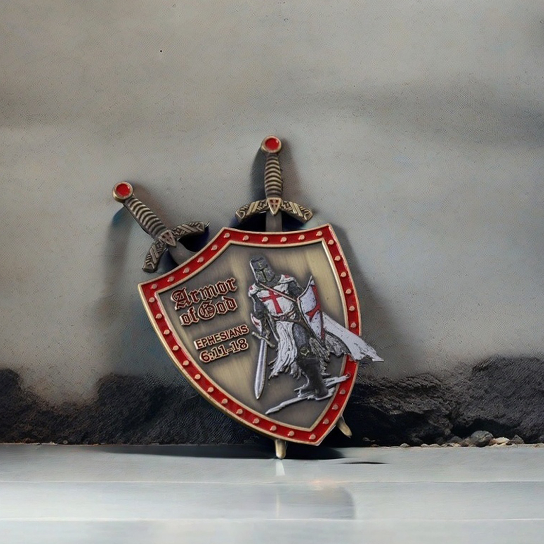 Knights Templar Armor of God Challenge Coin