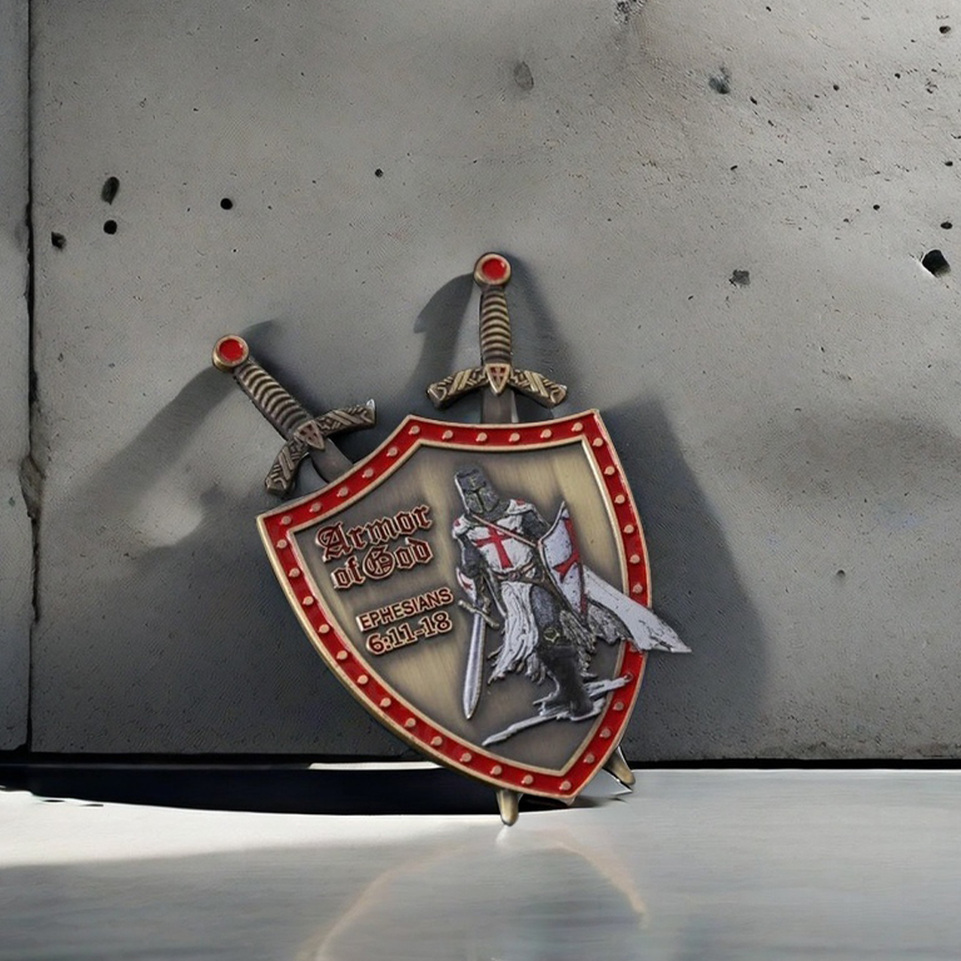 Knights Templar Armor of God Challenge Coin