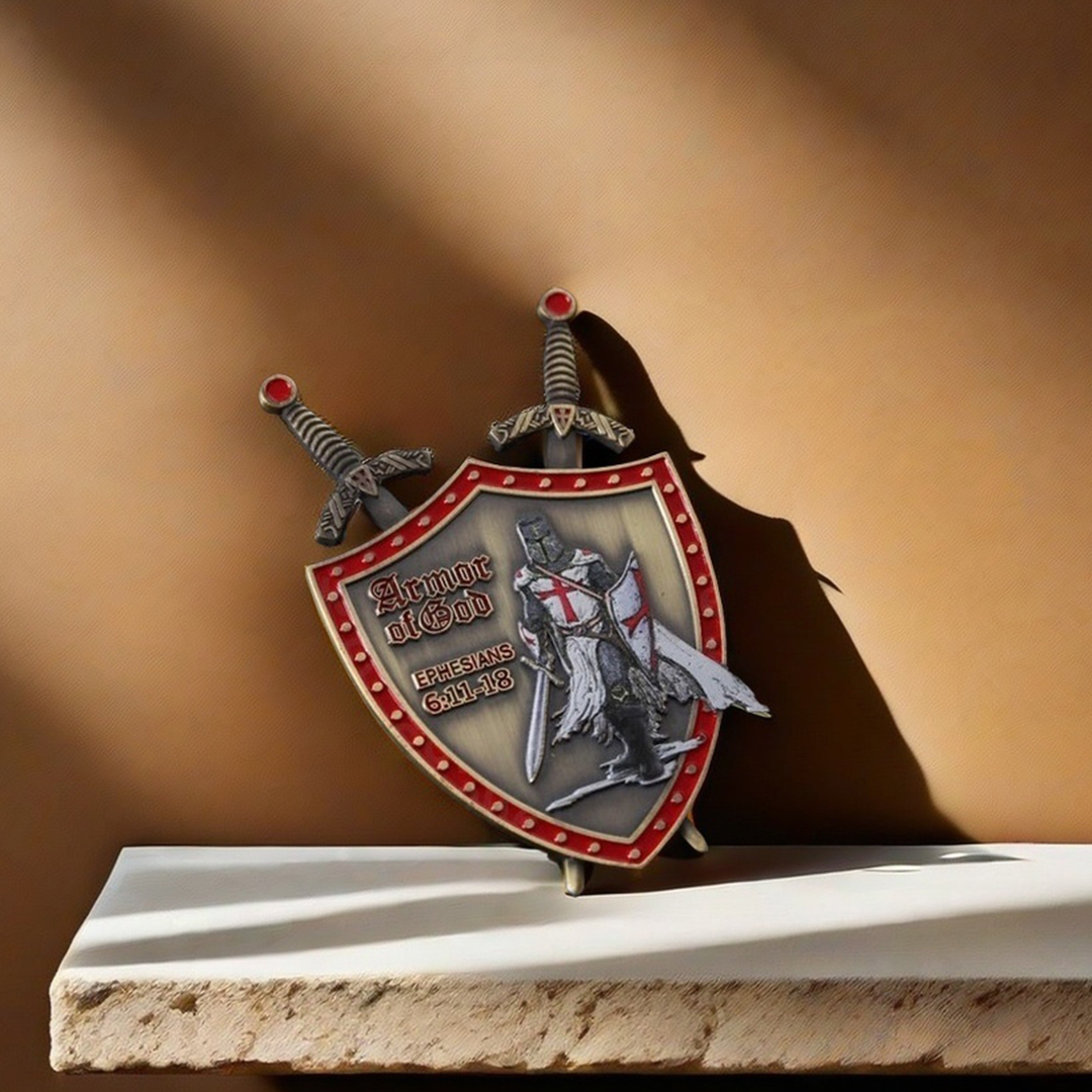 Knights Templar Armor of God Challenge Coin