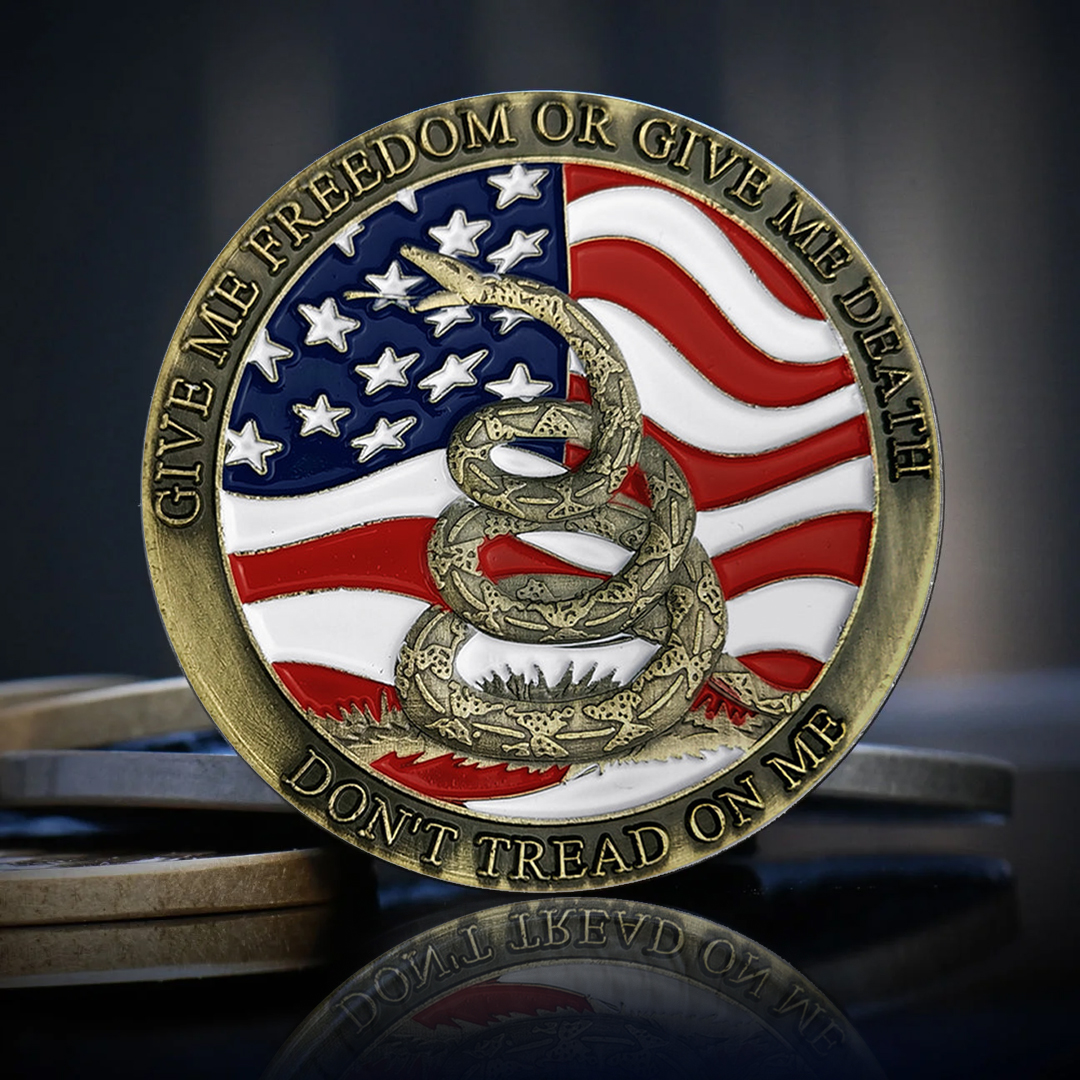 1776 American Kennedy Liberty Bell Challenge Coin