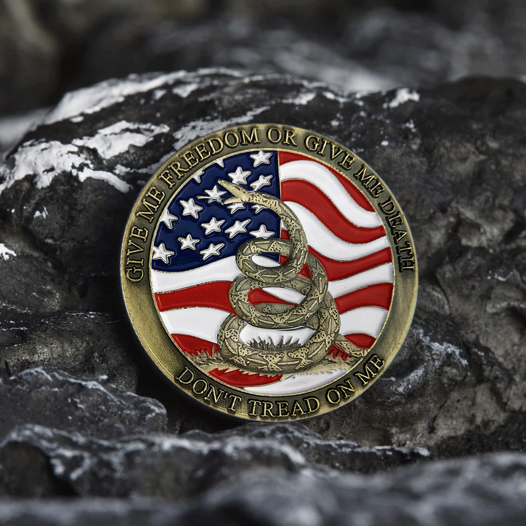 1776 American Kennedy Liberty Bell Challenge Coin