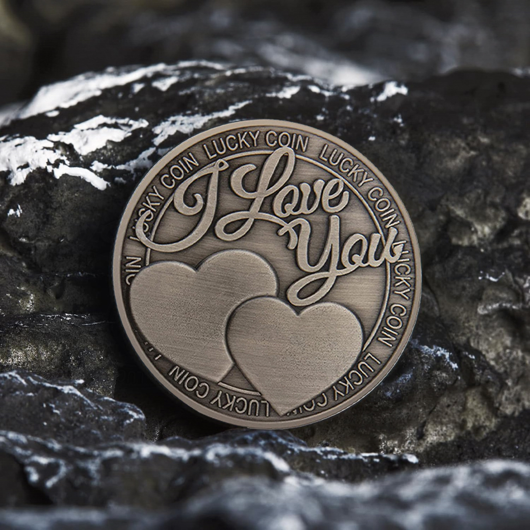 I Love You Lucky Challenge Coin