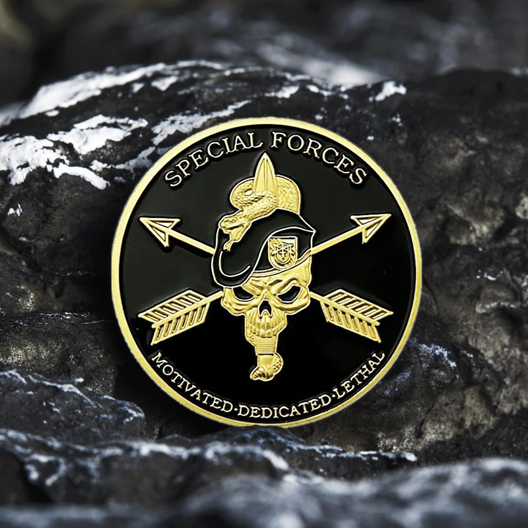 US Army Green Beret Special Forces Veteran Challenge Coin