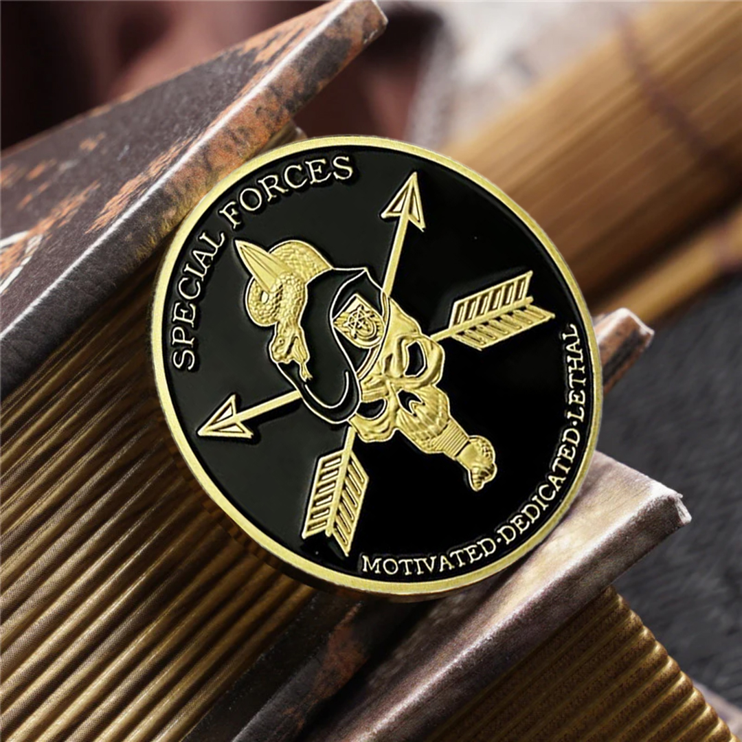 US Army Green Beret Special Forces Veteran Challenge Coin