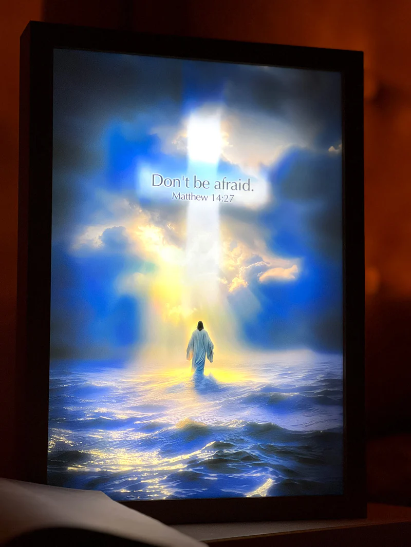 Walk On Water Handcrafted Lamp