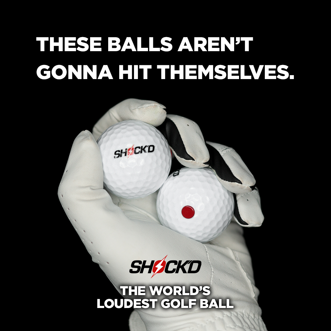 SHOCK'D Bullet Golf Balls