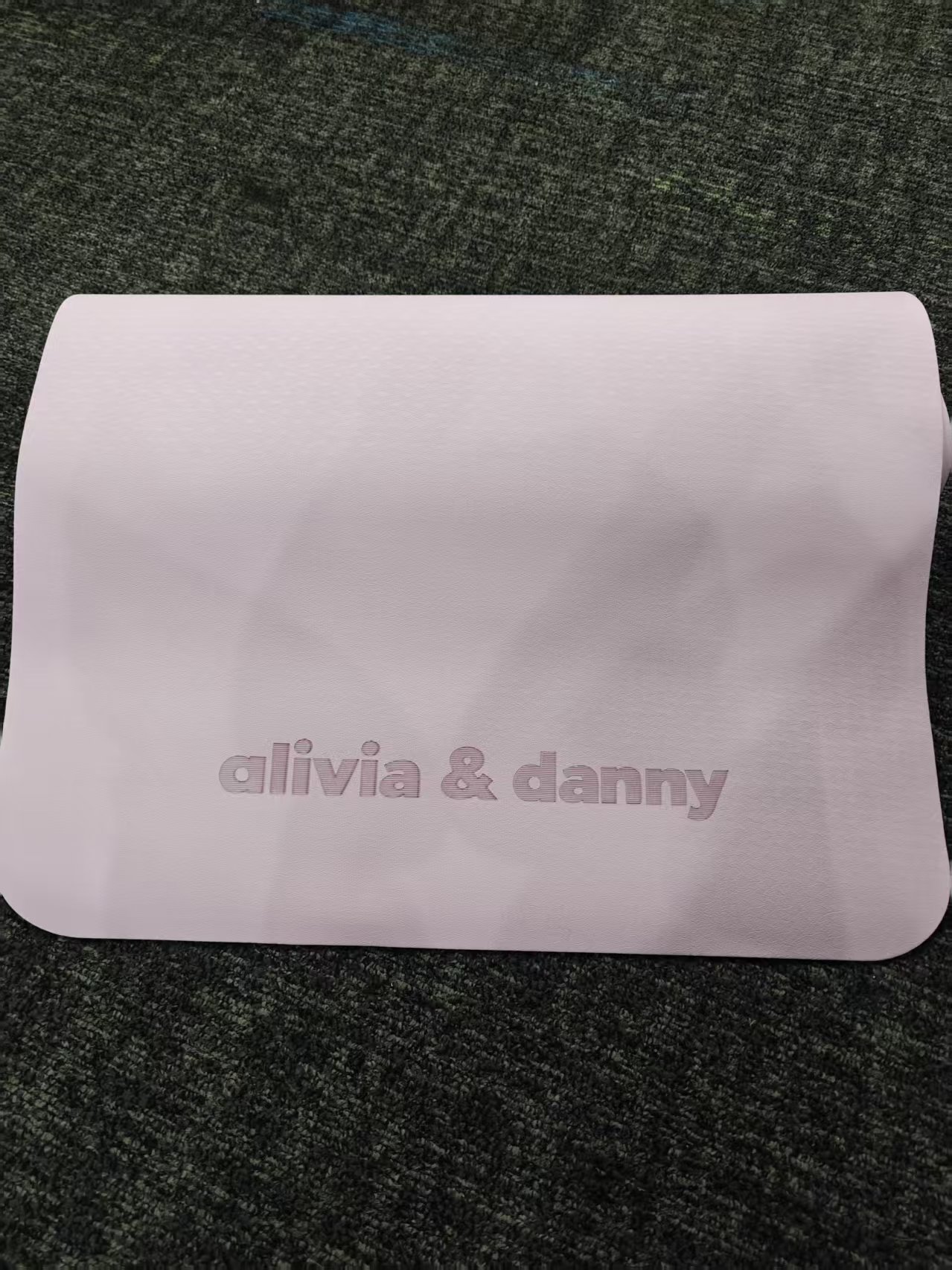 alivia & danny Yoga Mat in Purple TPE Material
