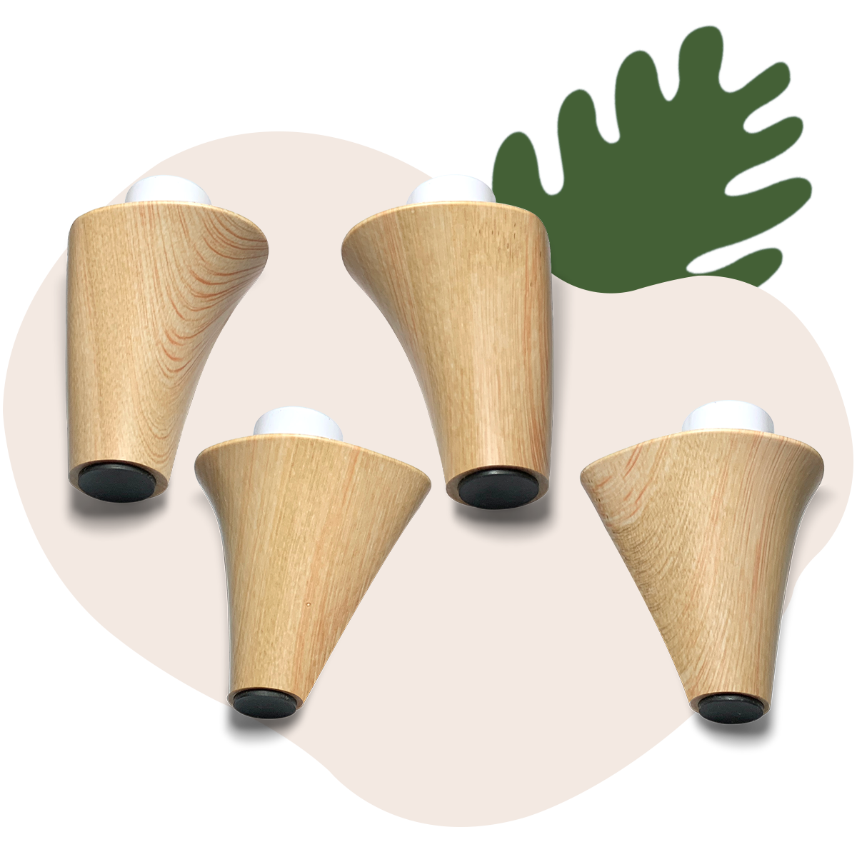 Ottoman Legs (Set of Four)