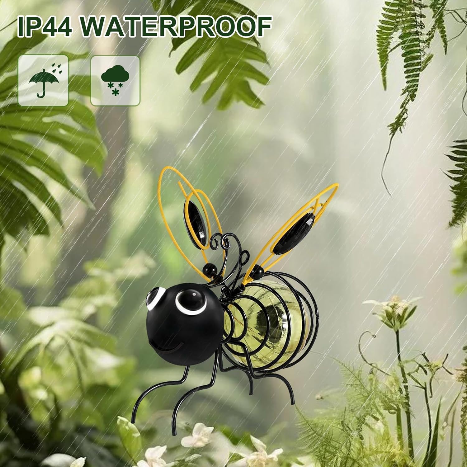 Solar Bee Hanging Garden Lights – Outdoor Decor