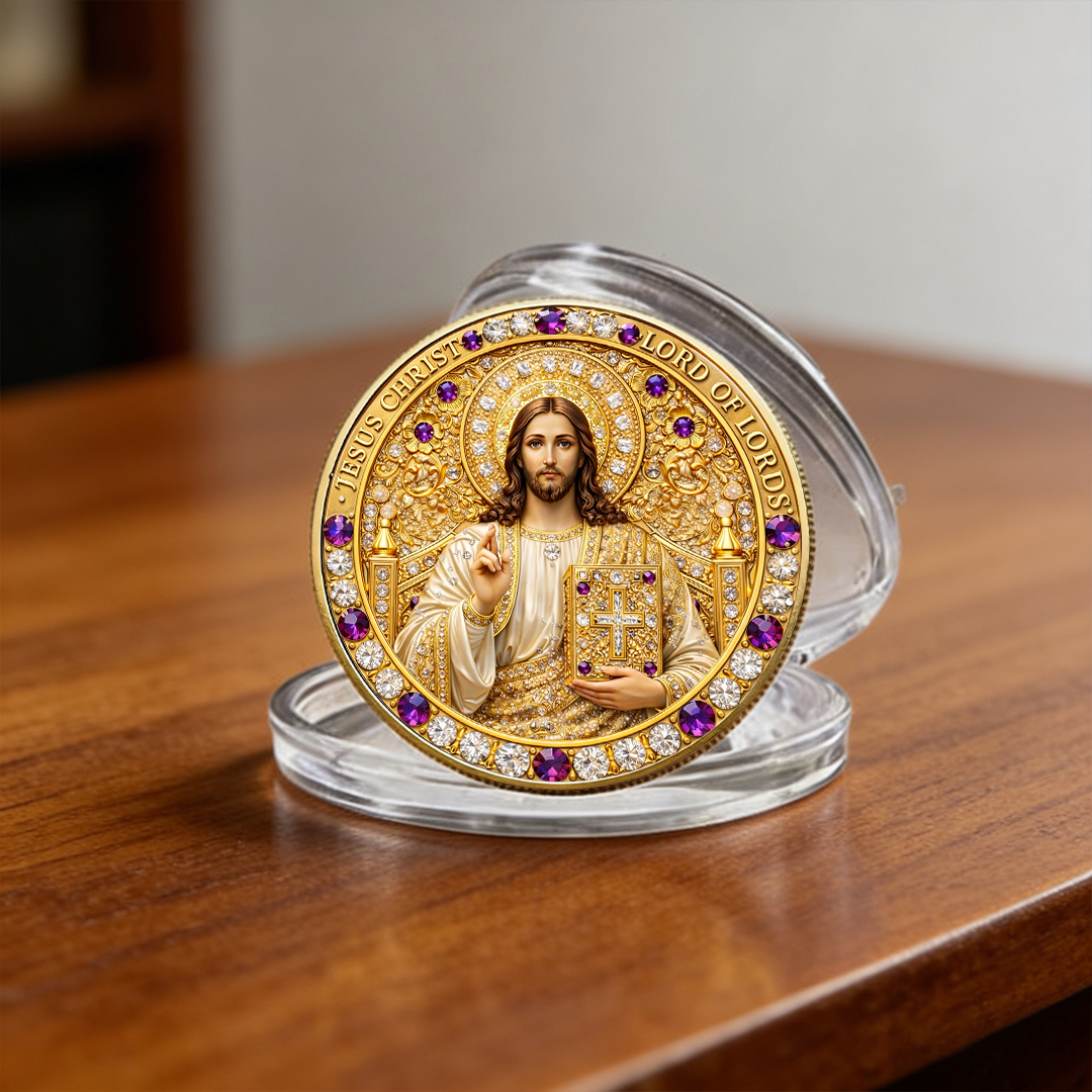 🏆Flash Sale 60% OFF - Jesus Christ & The Ten Commandments Commemorative Coin
