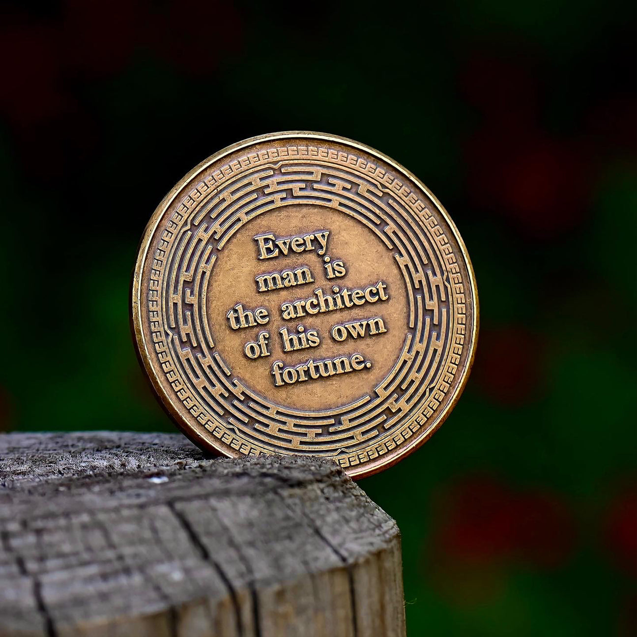 Audentes Fortuna Iuvat Challenge Coin