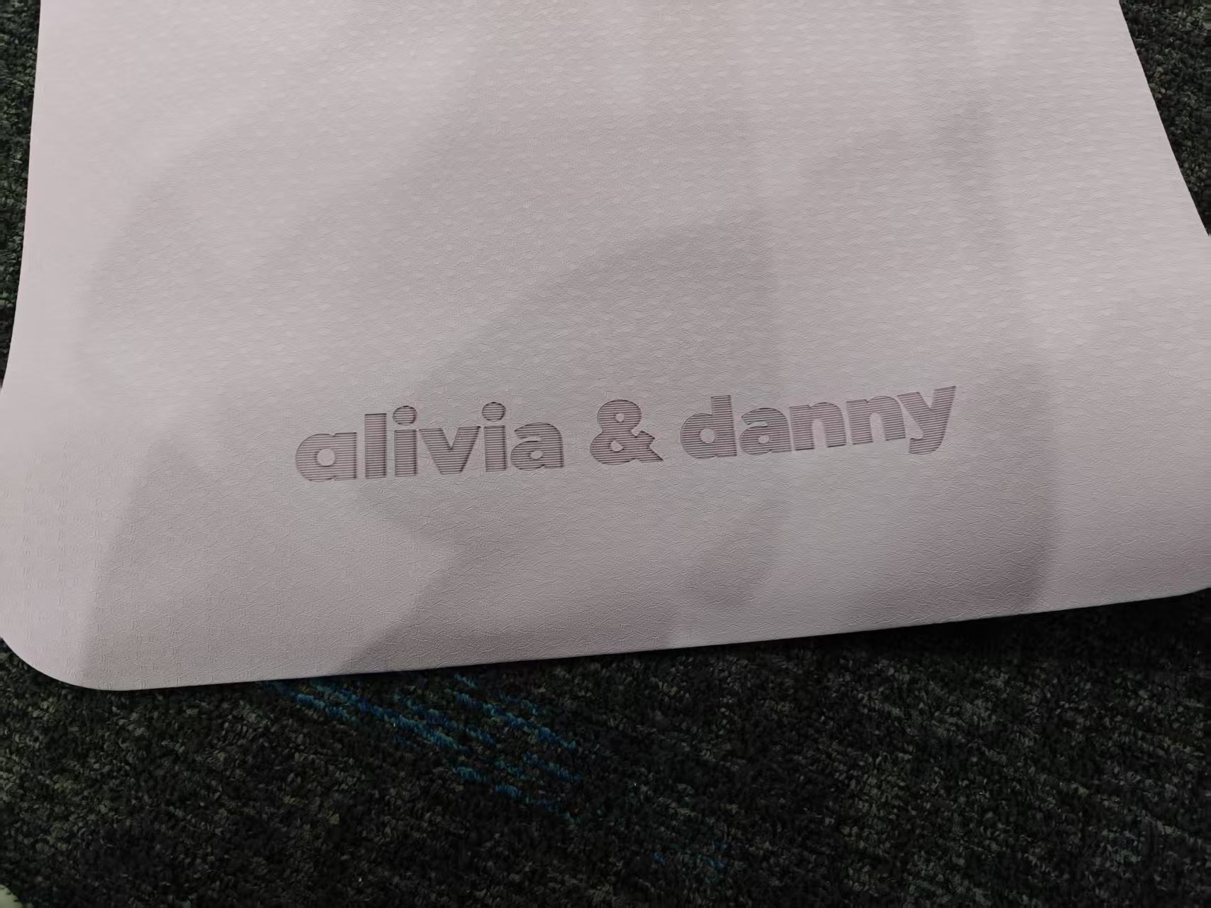 alivia & danny Yoga Mat in Purple TPE Material