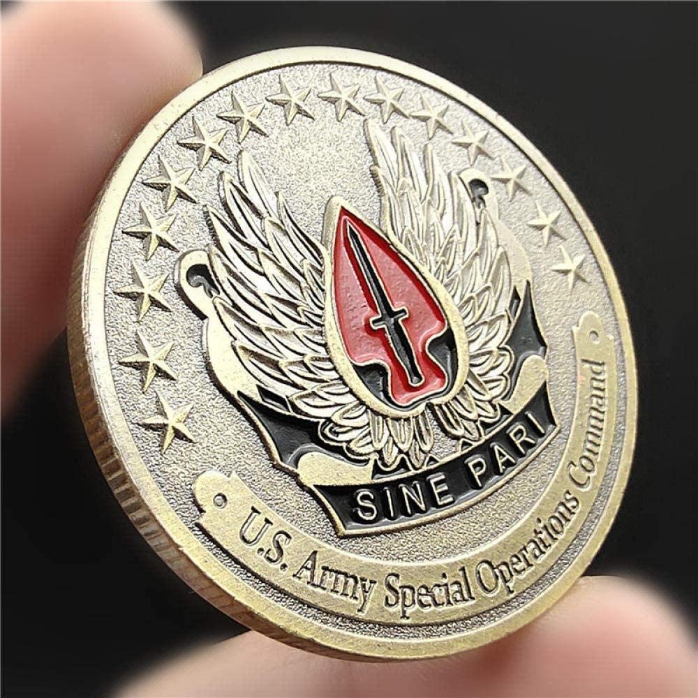 Military Fan Badge American Painted Commemorative Medals Coins